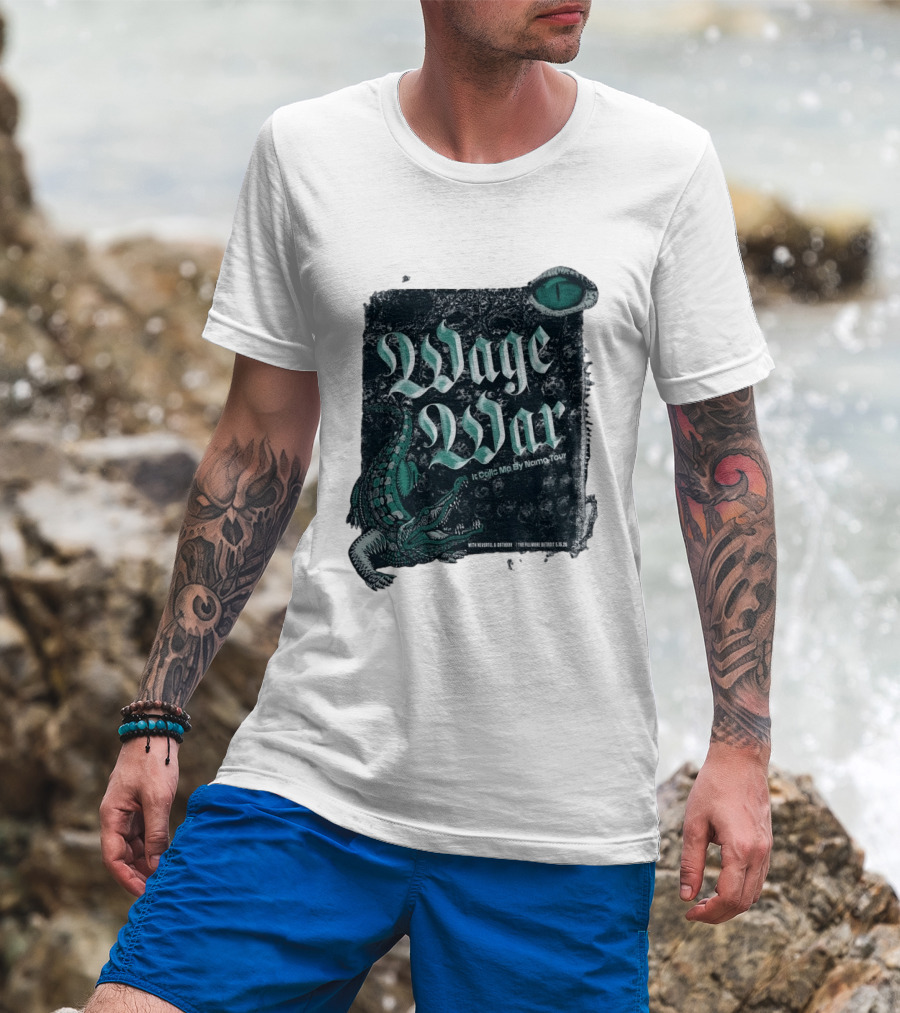 Wage War It Calls Me By Name Tour Detroit MI May 15 2026 Alligator Eye T-Shirt