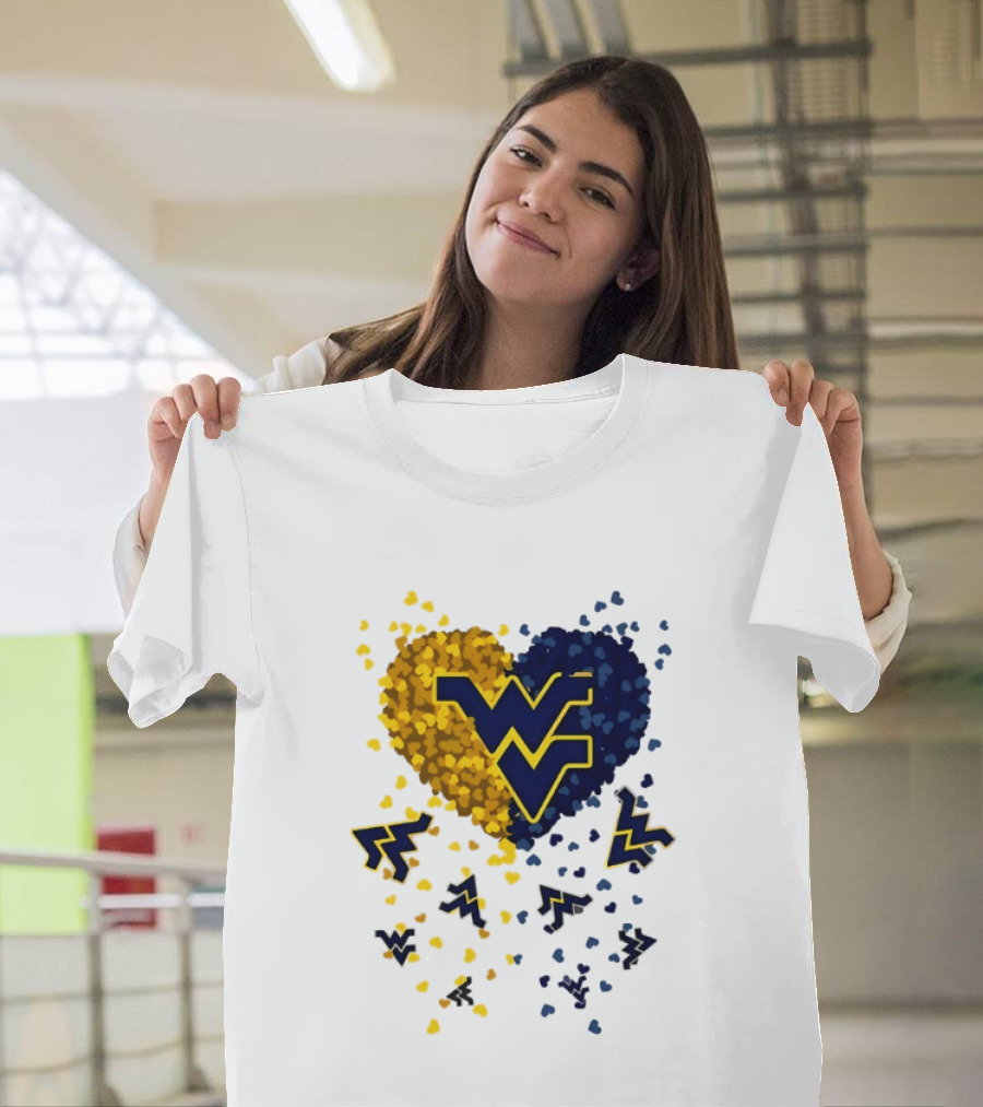 Heart Of West Virginia Mountaineers WV Football 2026 T-Shirt