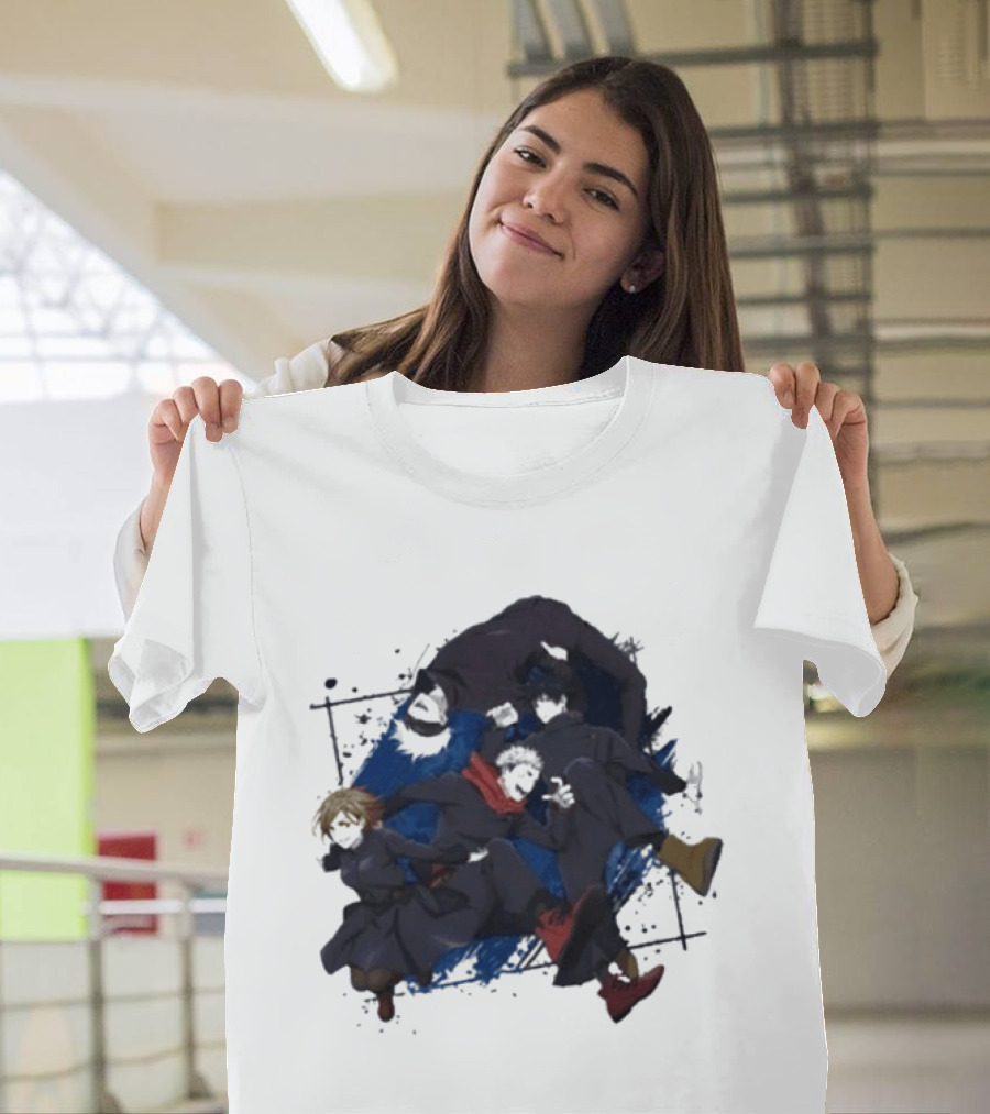 Jujutsu Kaisen Characters Dynamic Illustration 2026 Concert T-Shirt