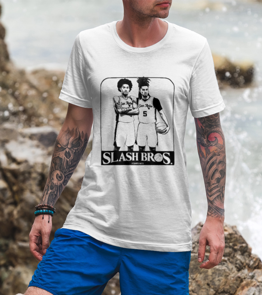 Slash Bros San Fran Basketball Duo 5 T-Shirt