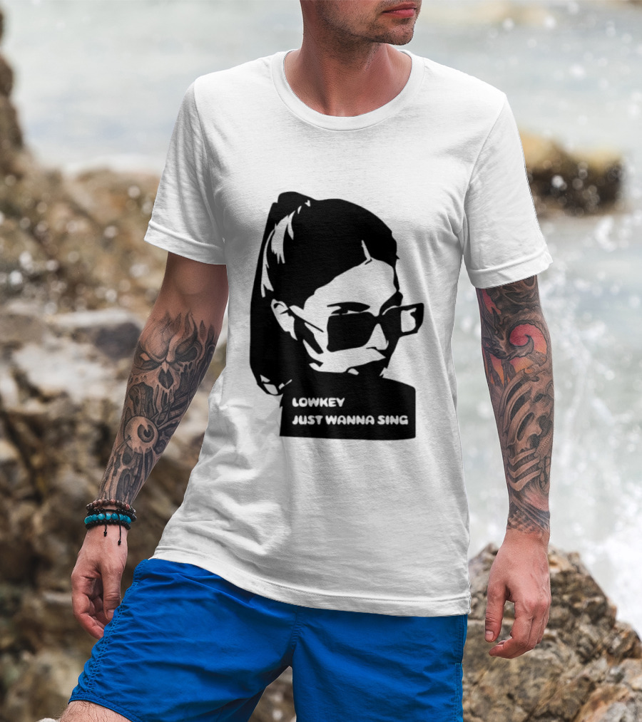 Lowkey Just Wanna Sing X Sophie Rey Sunglasses Girl T-Shirt