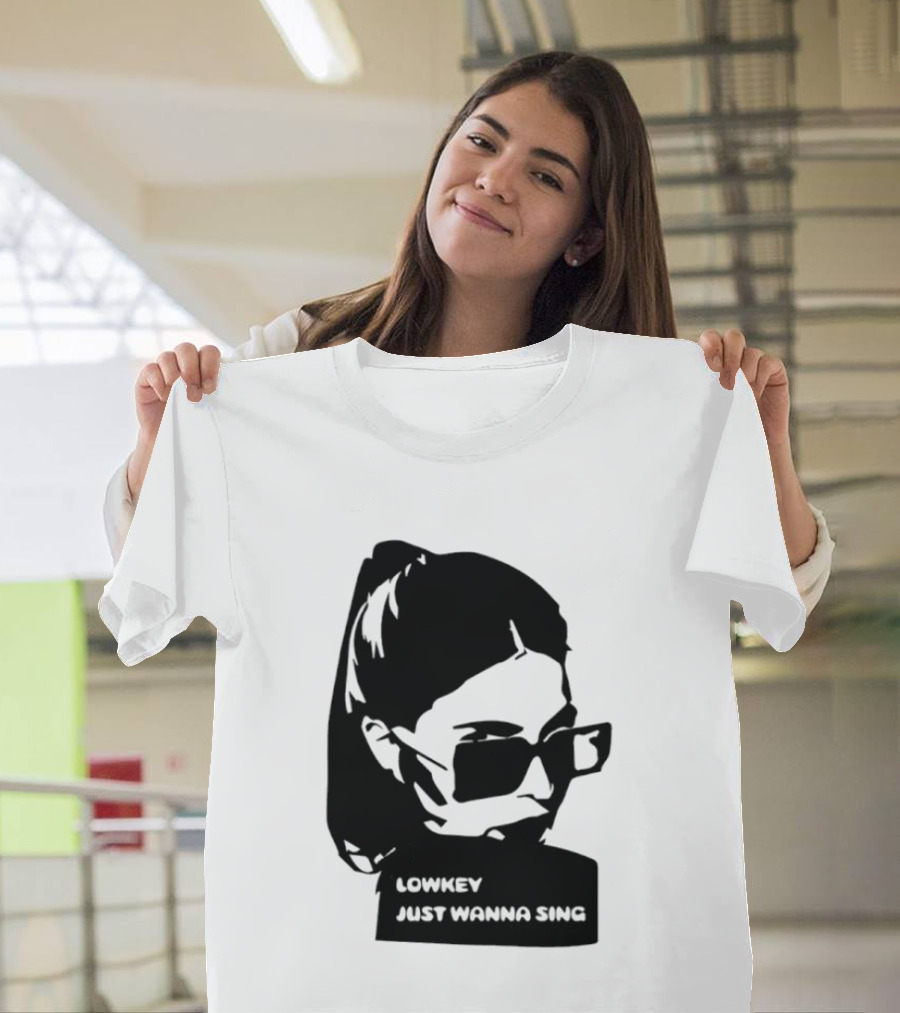 Lowkey Just Wanna Sing X Sophie Rey Sunglasses Girl T-Shirt