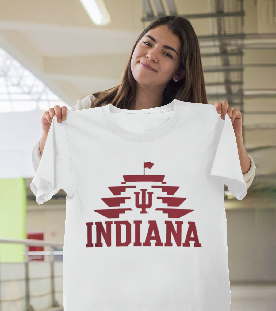 Indiana Hoosiers IMS Pagoda Iconic Symbol Collaboration T-Shirt