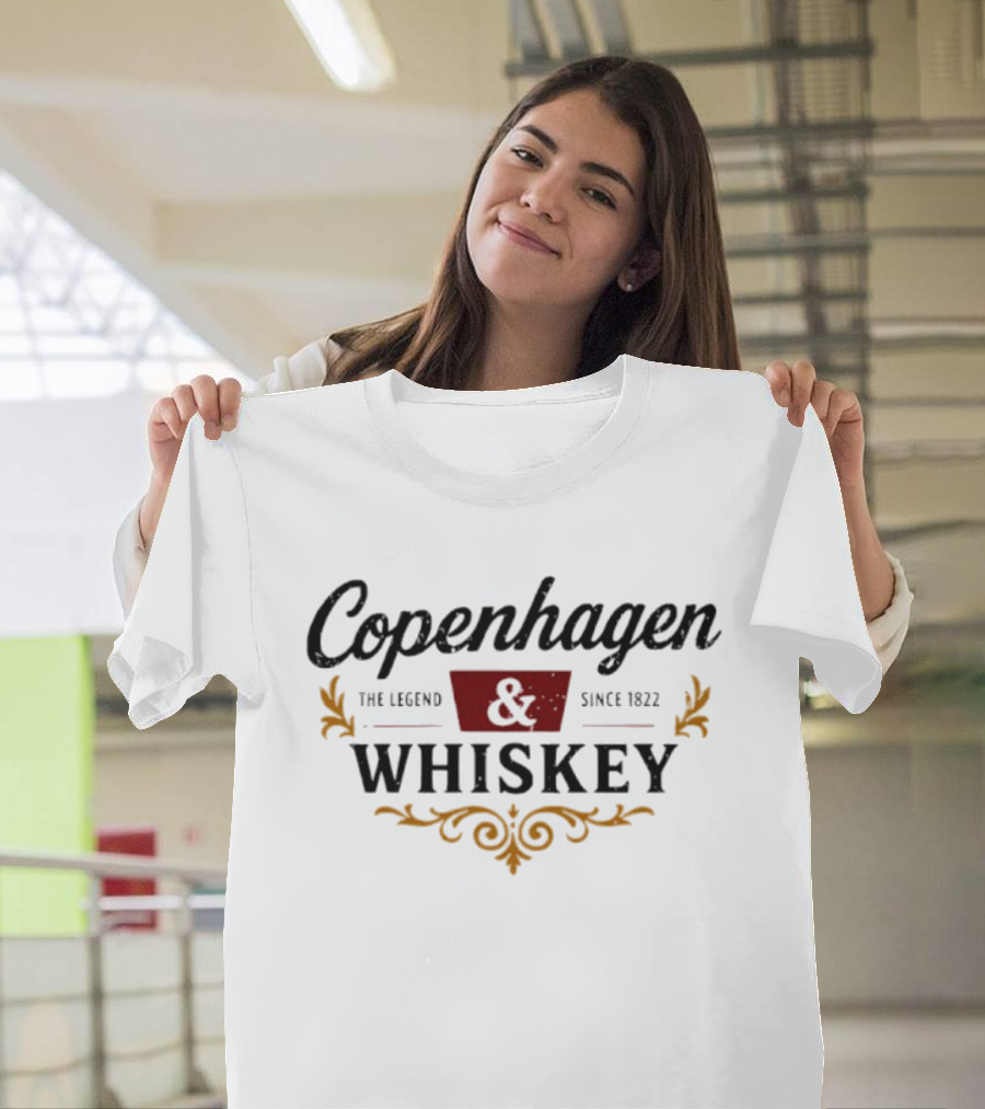 Copenhagen The Legend Since 1822 Whiskey T-Shirt