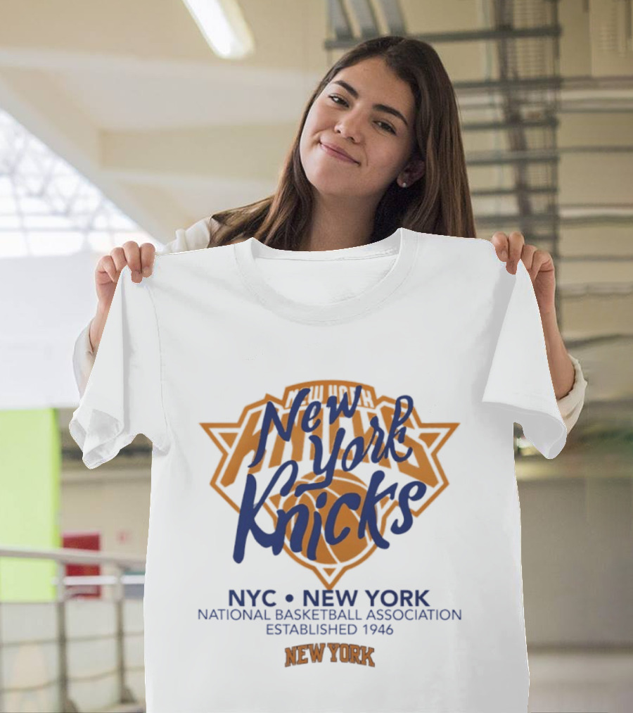 New York Knicks NYC National Basketball Association Established 1946 T-Shirt
