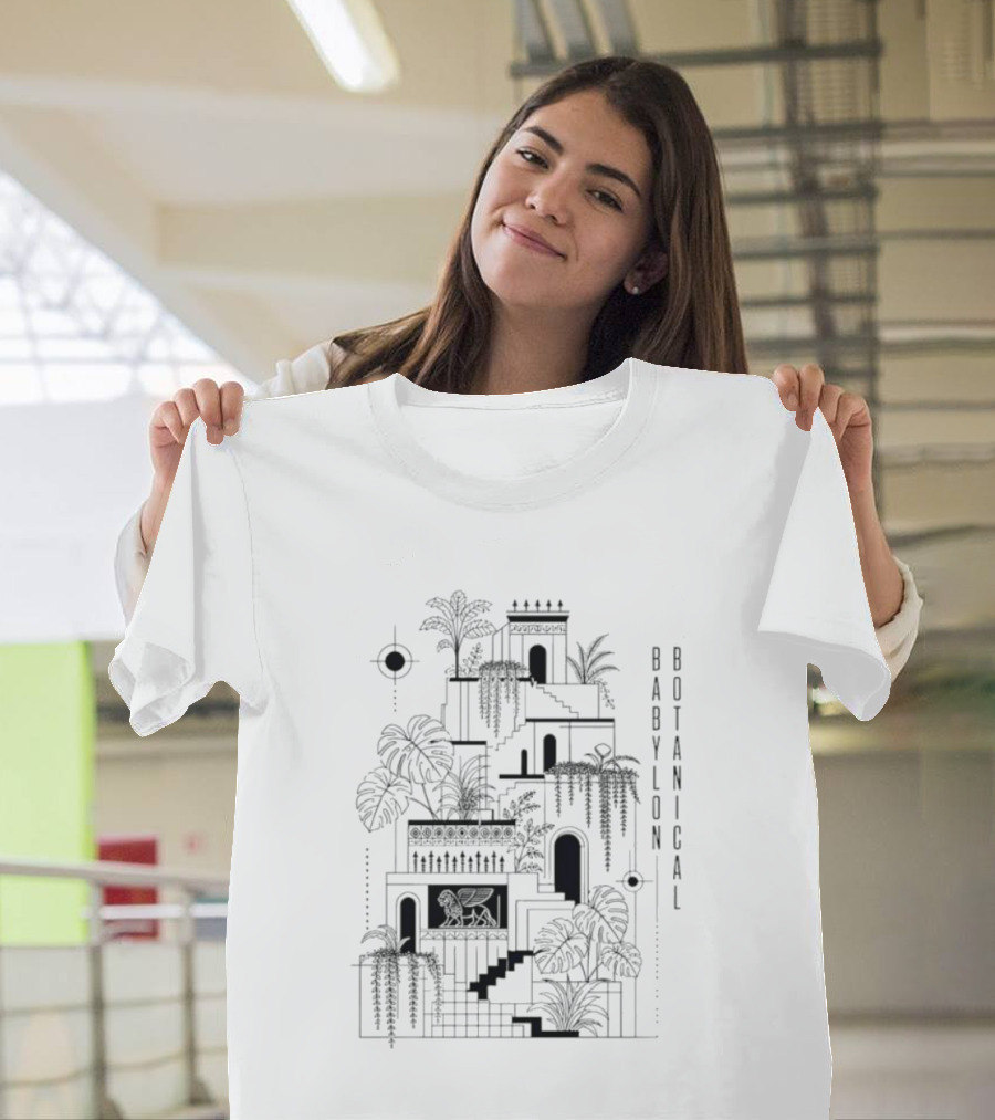 Babylon Botanical Hanging Gardens Vintage Line T-Shirt