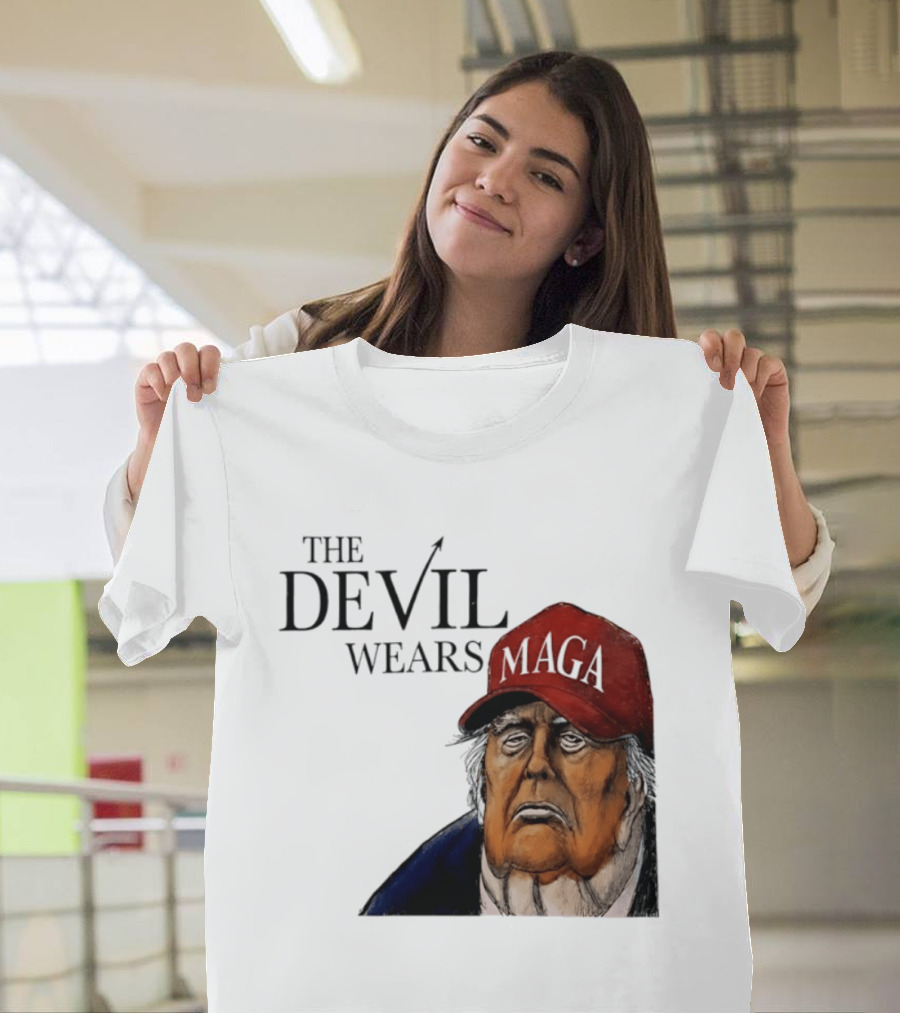 The Devil Wears MAGA Cap Trump T-Shirt