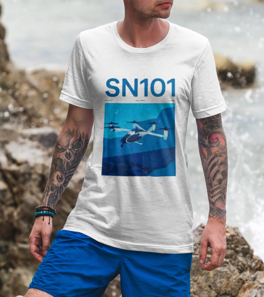 SN101 Joby Aviation First Flight Electric Air Taxi Innovation T-Shirt