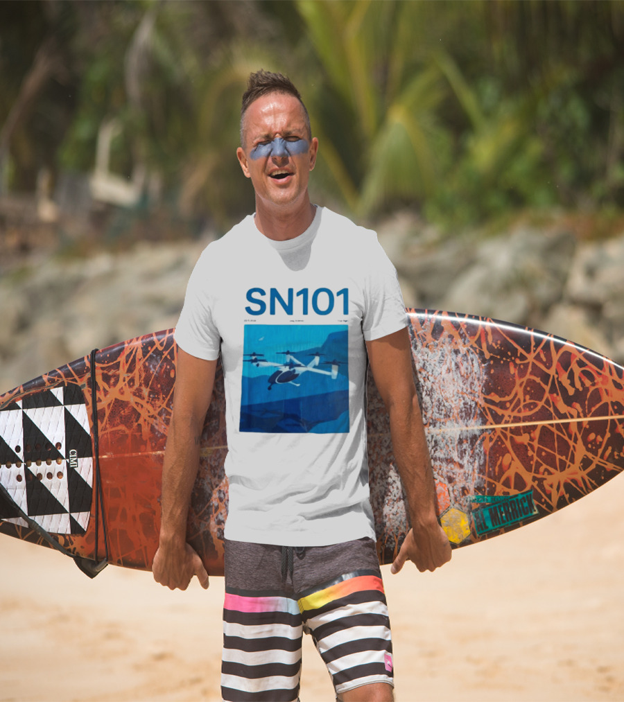 SN101 Joby Aviation First Flight Electric Air Taxi Innovation T-Shirt