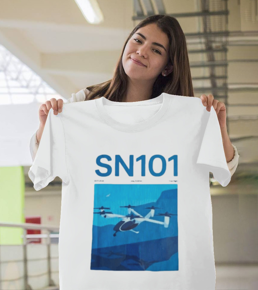 SN101 Joby Aviation First Flight Electric Air Taxi Innovation T-Shirt