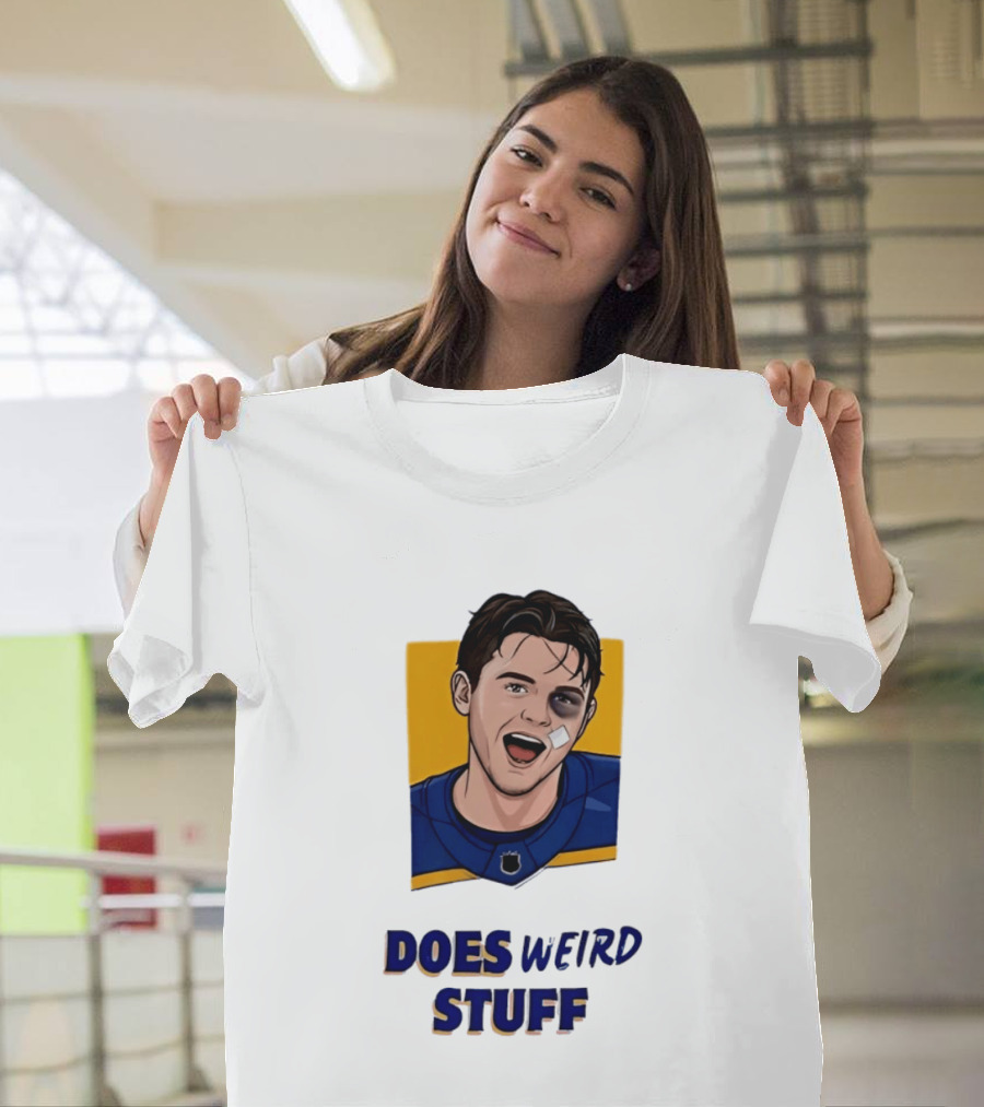 Buffalo Sabres Zach Benson Does Weird Stuff T-Shirt
