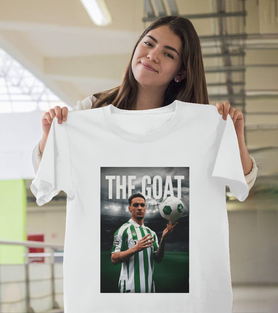 Antony Real Betis FC The Goat Soccer 2026 T-Shirt