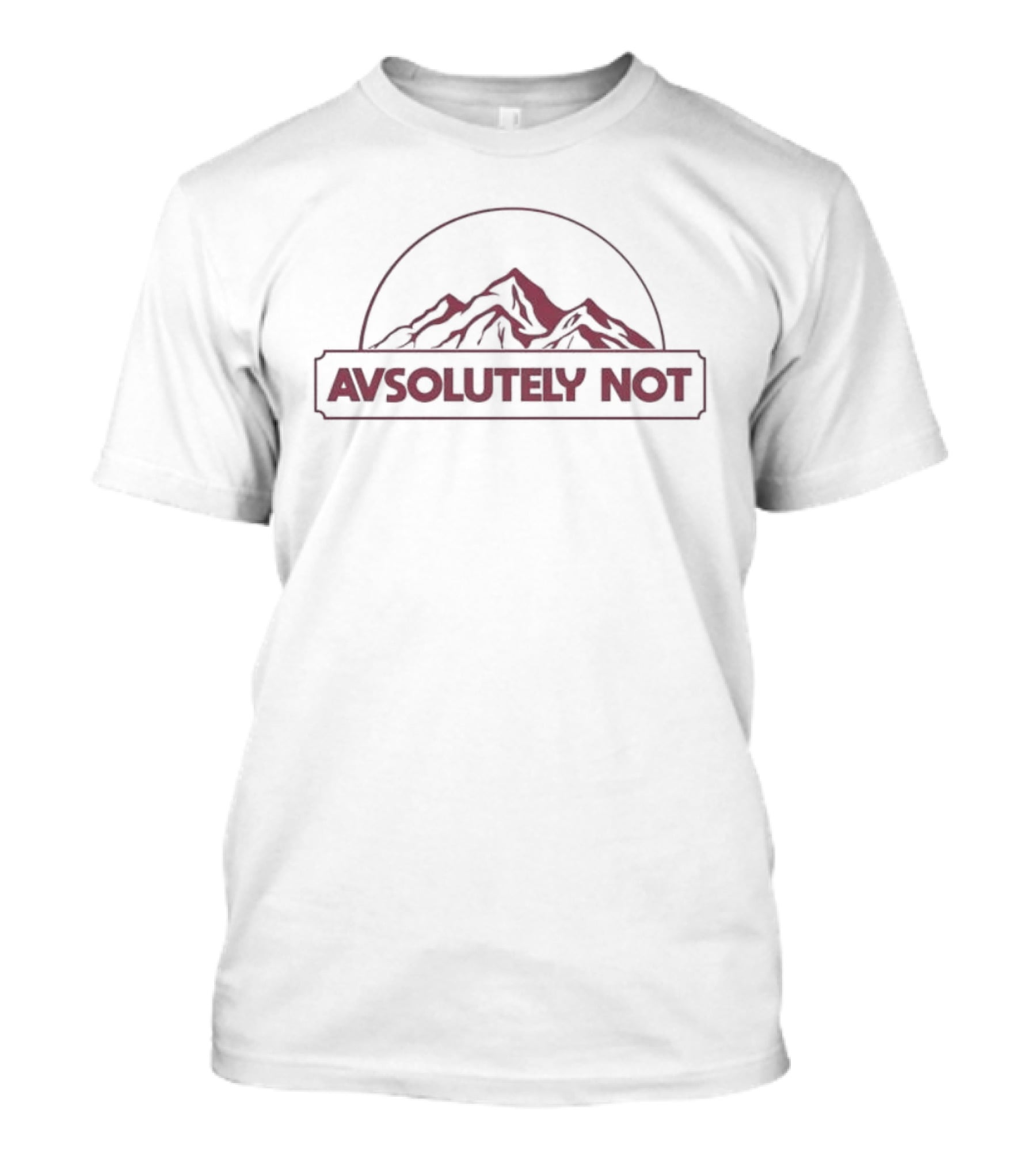 Colorado Avalanche Avsolutely Not With Mountain T-Shirt