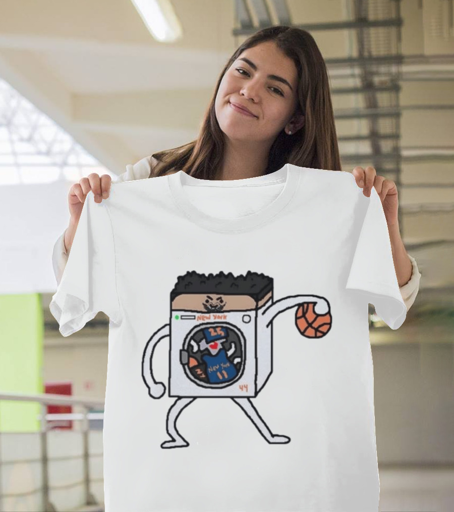 Landry Shamet New York Washing Machine Basketball Play T-Shirt