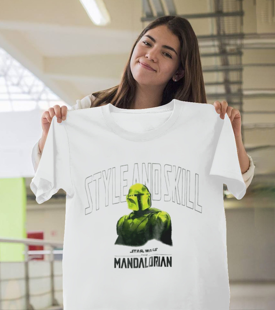 Star Wars The Mandalorian Style And Skill T-Shirt