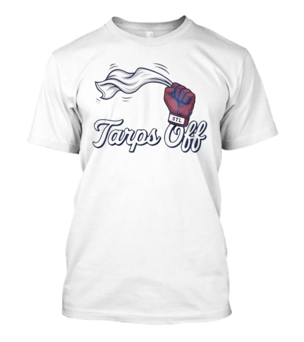 St Louis Cardinals Tarps Off Baseball Fist T-Shirt