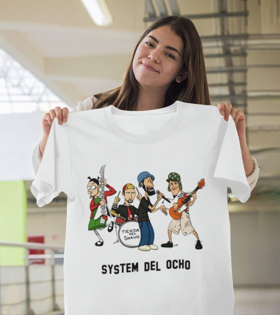 System Of A Down Tienda Shavo System Del Ocho Characters T-Shirt