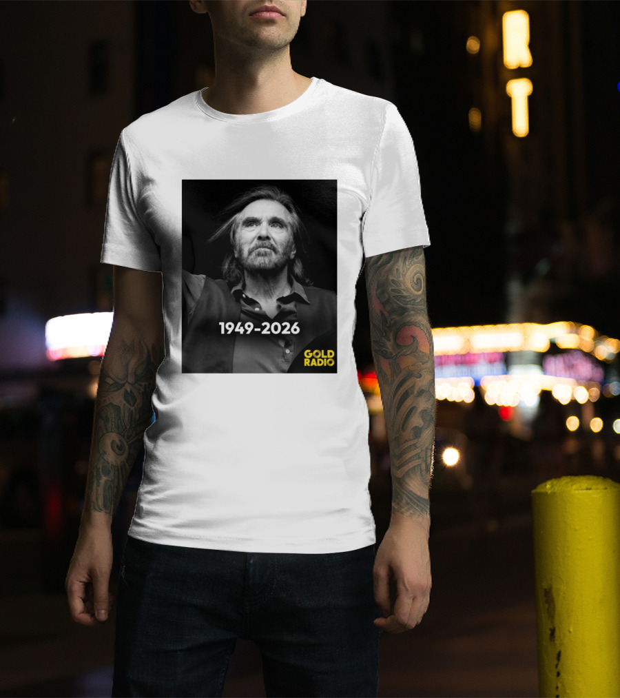 Dr Hook Singer Dennis Locorriere 1949 2026 Gold Radio T-Shirt