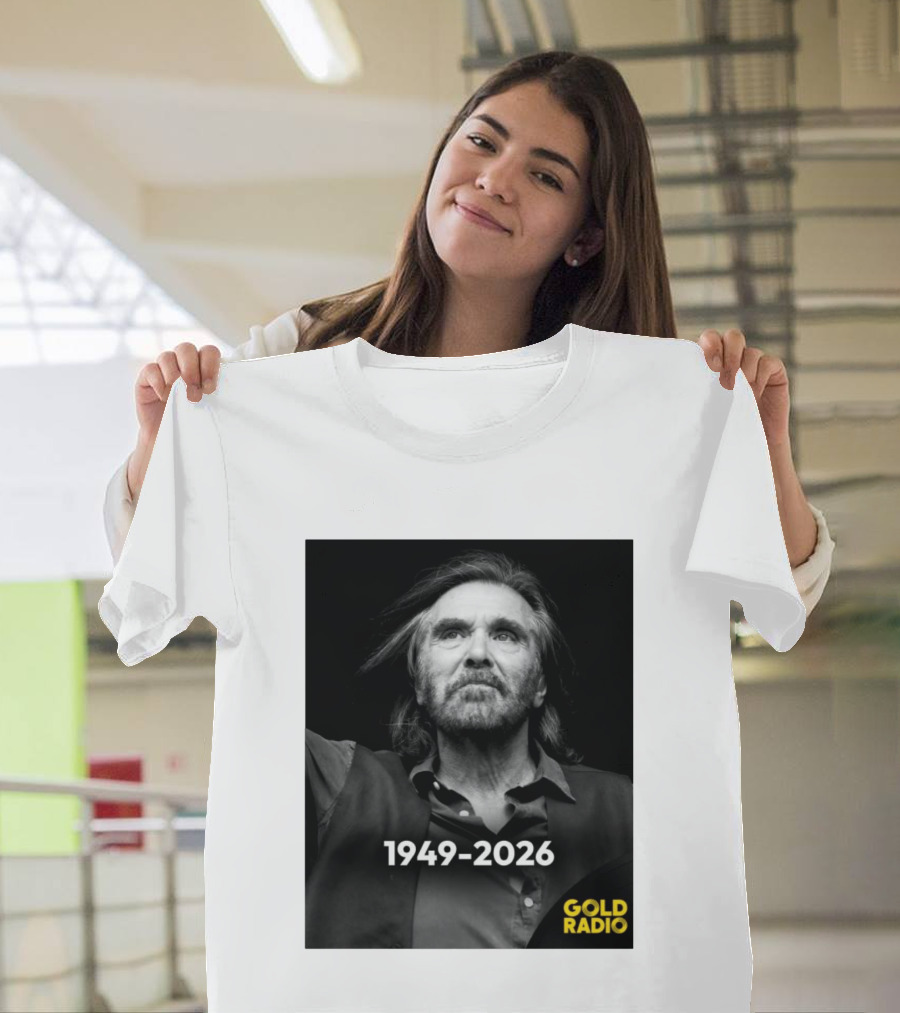Dr Hook Singer Dennis Locorriere 1949 2026 Gold Radio T-Shirt