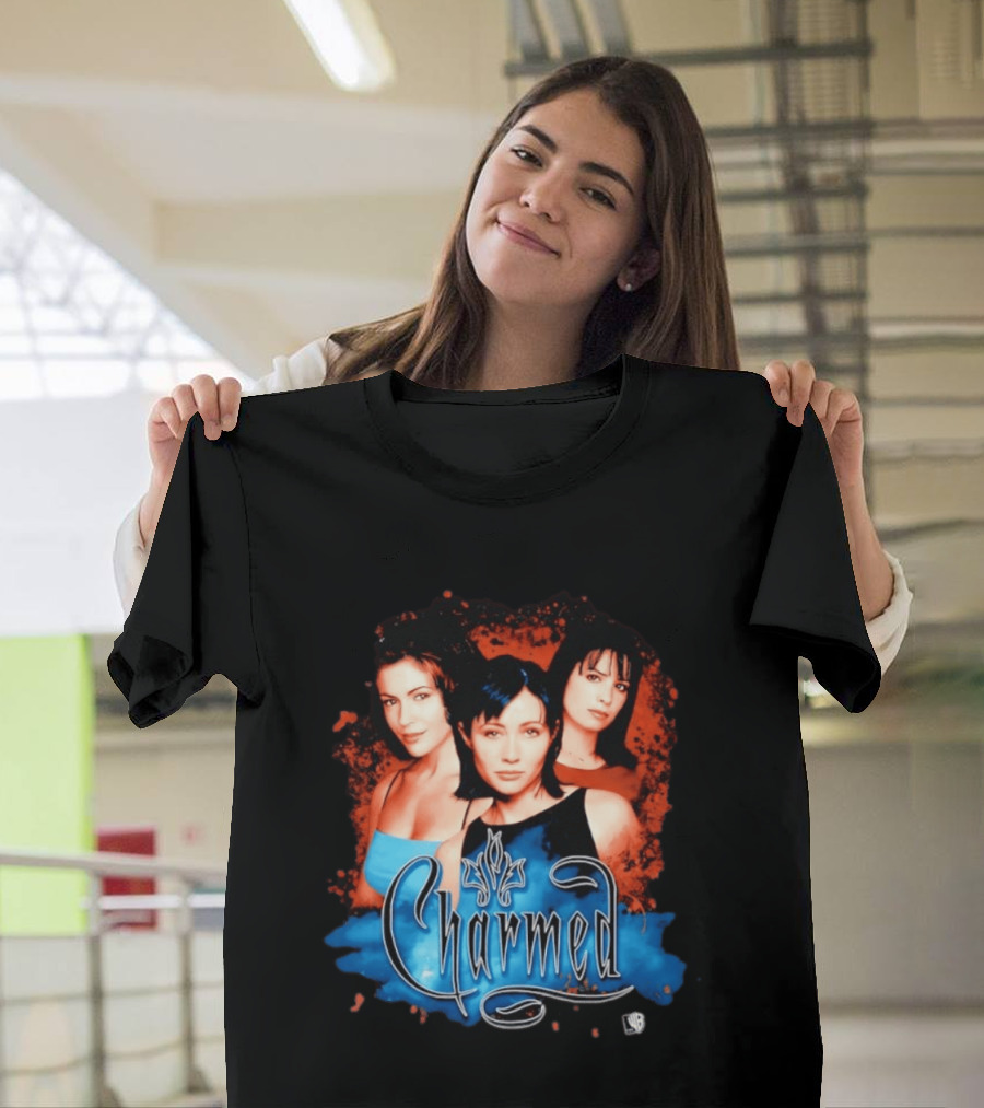 Charmed 1998 Prue Piper Phoebe Iconic Magic Sisters T-Shirt