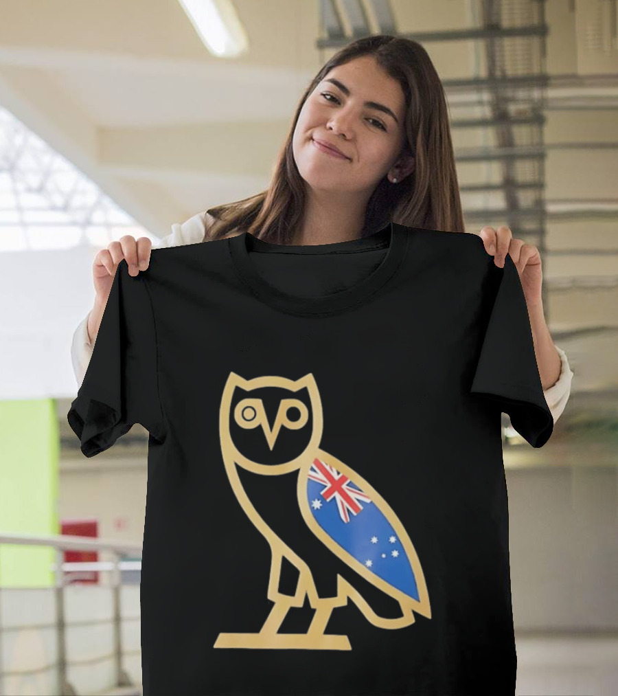 OVO Owl With Australia Flag T-Shirt
