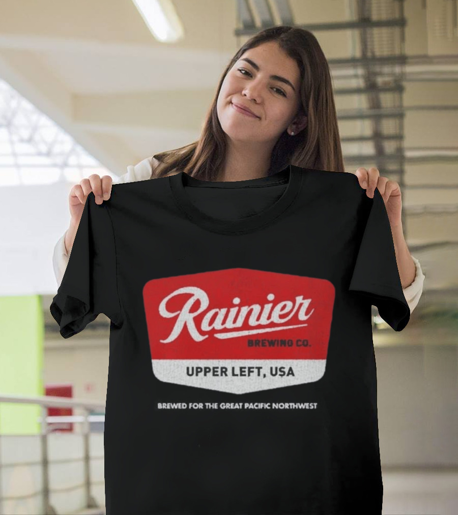 Rainier Brewing Co Upper Left USA Pacific Northwest T-Shirt