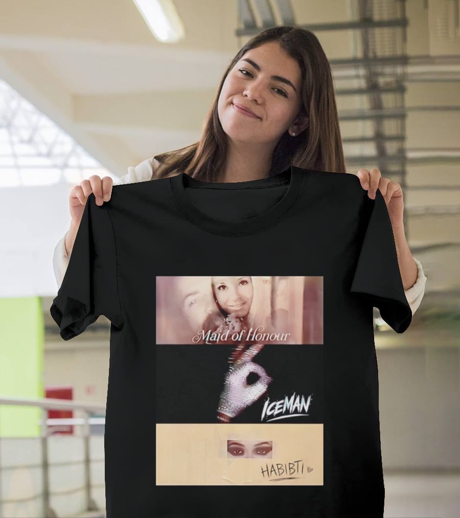 Maid Of Honour Iceman Habibti Mashup With Glove And Portraits T-Shirt