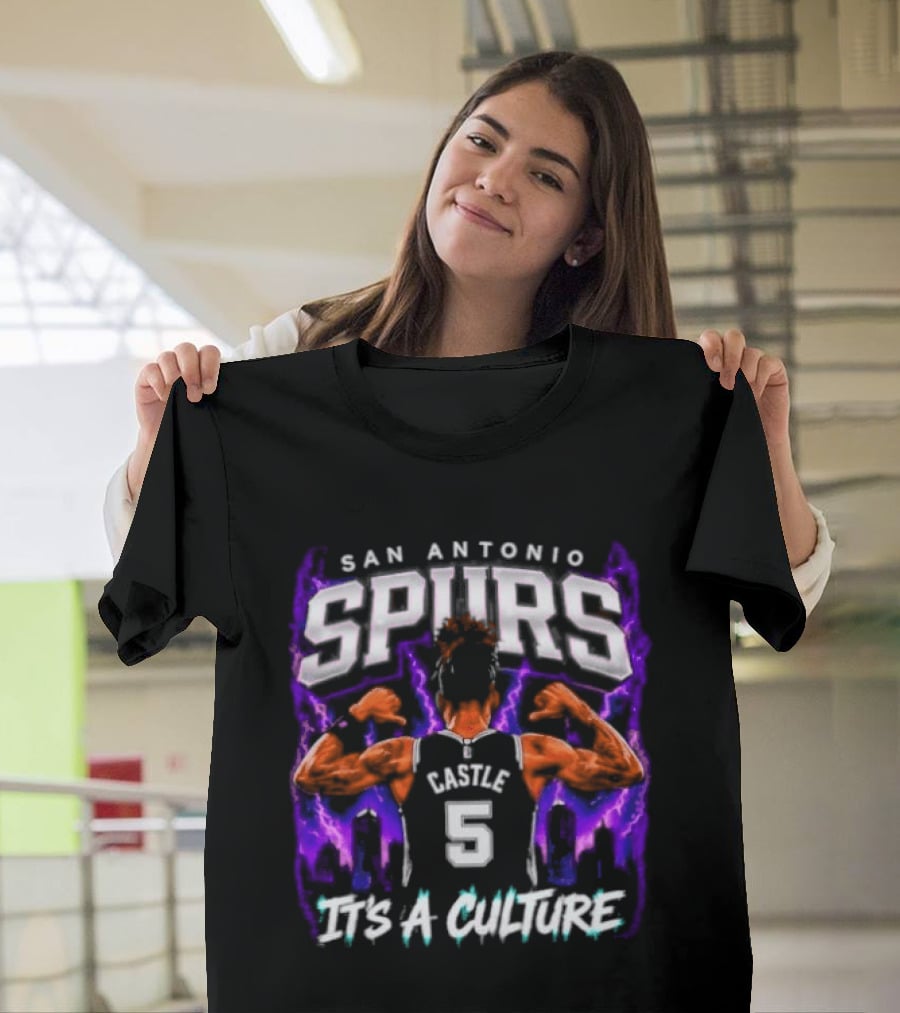 San Antonio Spurs Castle 5 It's A Culture T-Shirt