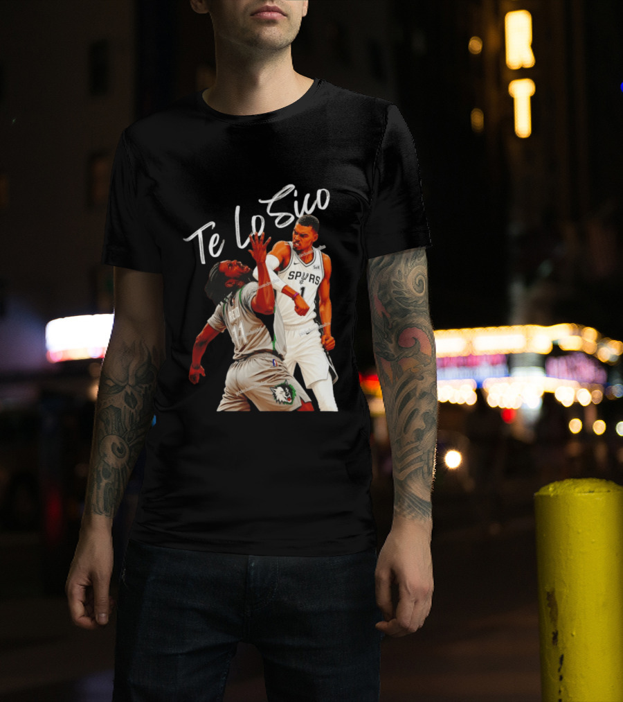 San Antonio Spurs Basketball Te Lo Sico Wemby Elbow Reid T-Shirt
