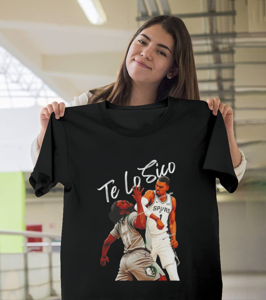 San Antonio Spurs Basketball Te Lo Sico Wemby Elbow Reid T-Shirt