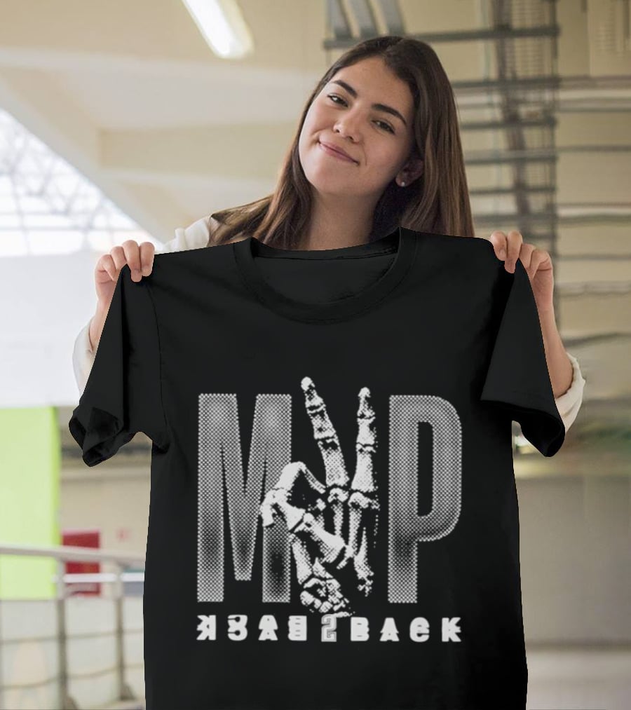 MVP Back 2 Back Skeleton Hand Shai Gilgeous Alexander T-Shirt
