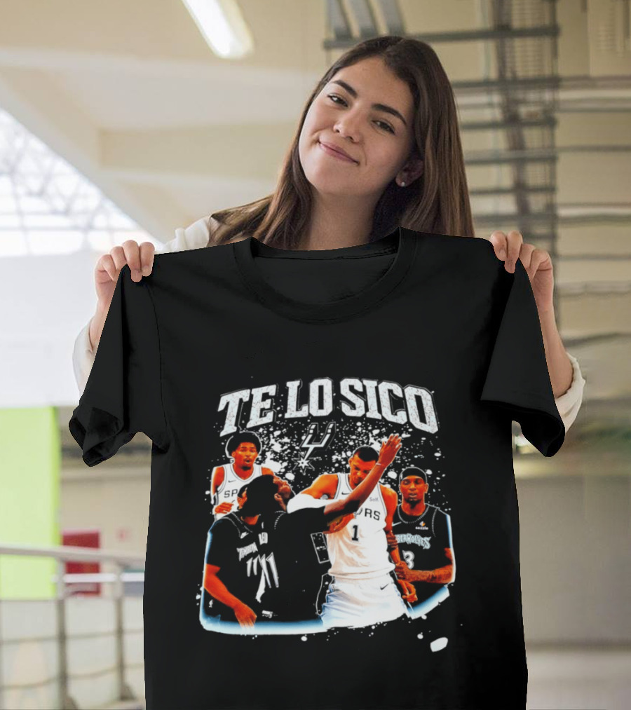 San Antonio Spurs Te Lo Sico Basketball Victor Wembanyama Naz Reid T-Shirt