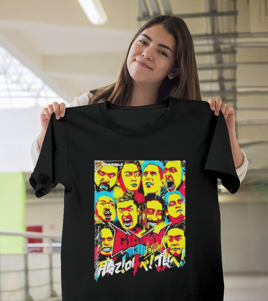 NJPW G1 Climax 36 Multicolor Wrestlers T-Shirt