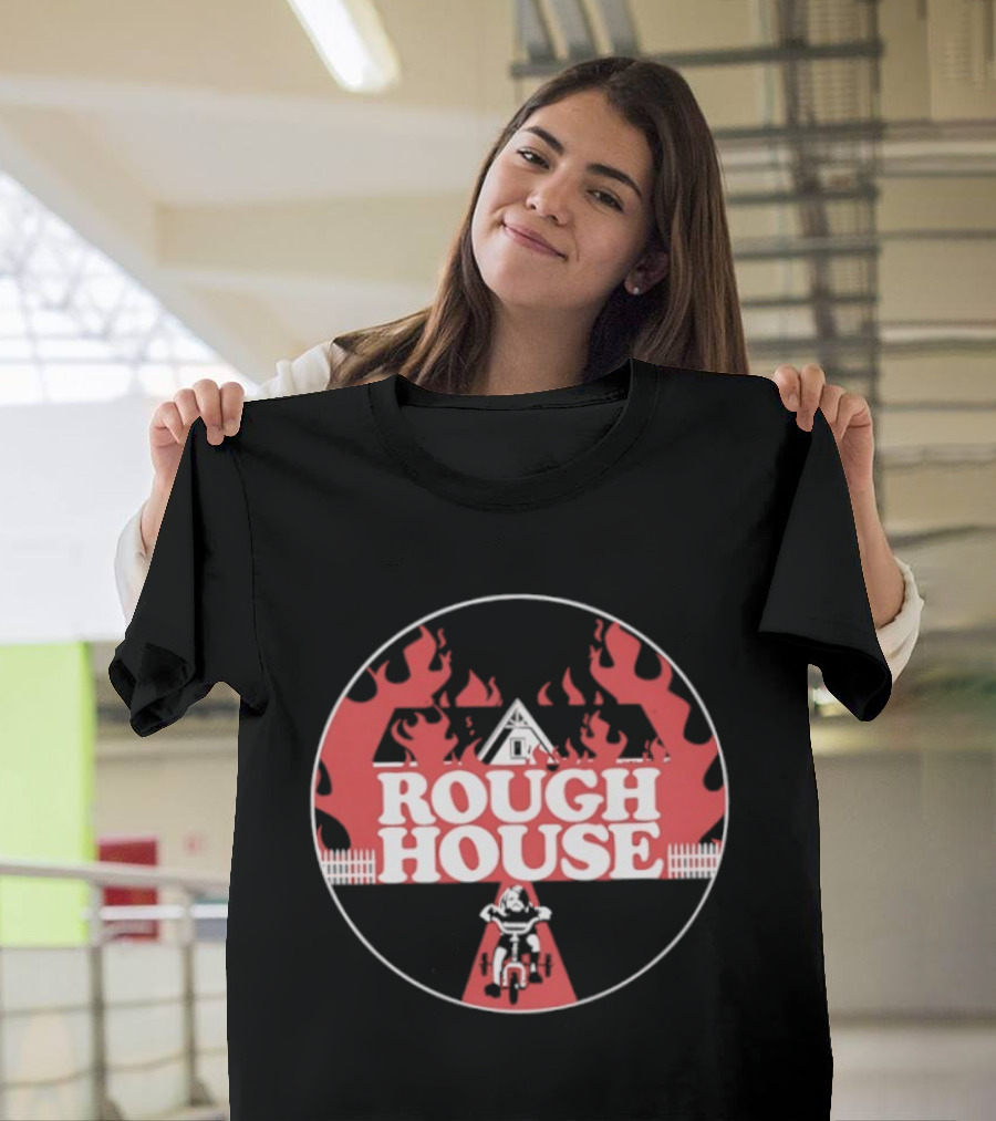 Rough House Flaming Pyramid T-Shirt