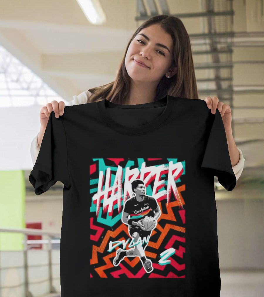 Dylan Harper San Antonio Spurs 2 NBA Fiesta T-Shirt