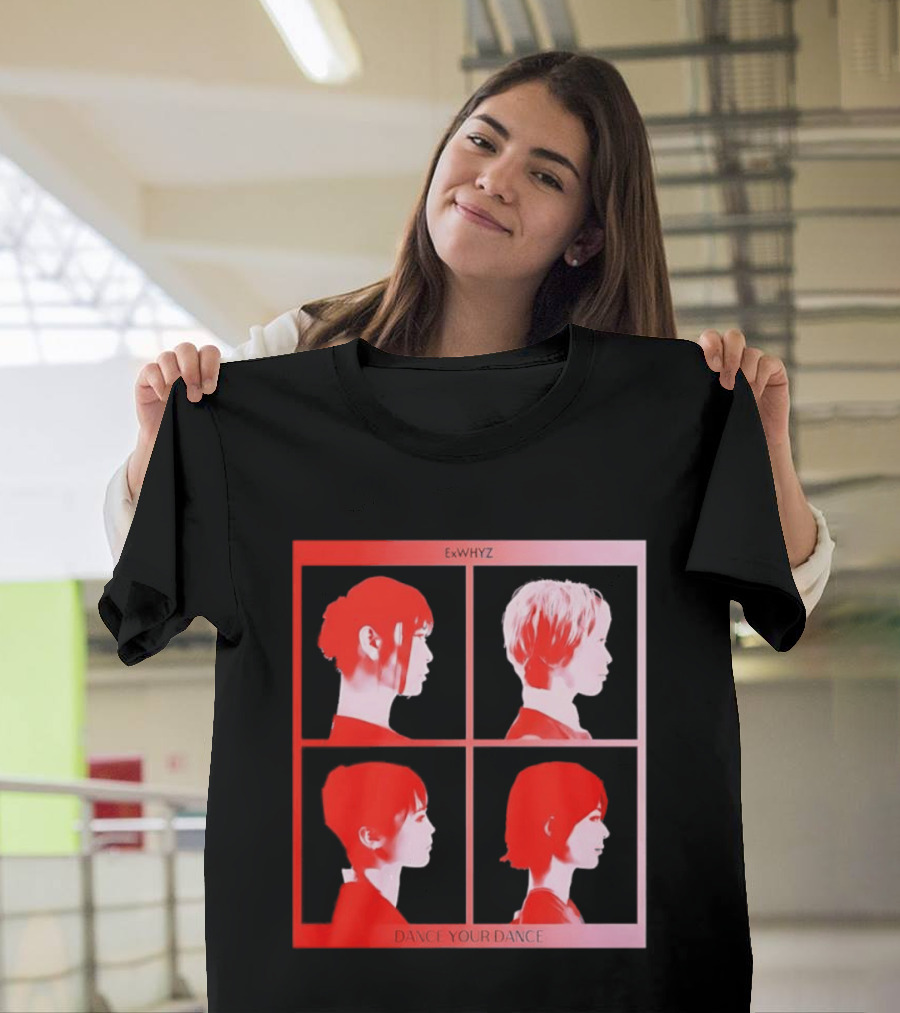 Exwhyz Dance Your Dance Four Profiles Red Frame T-Shirt