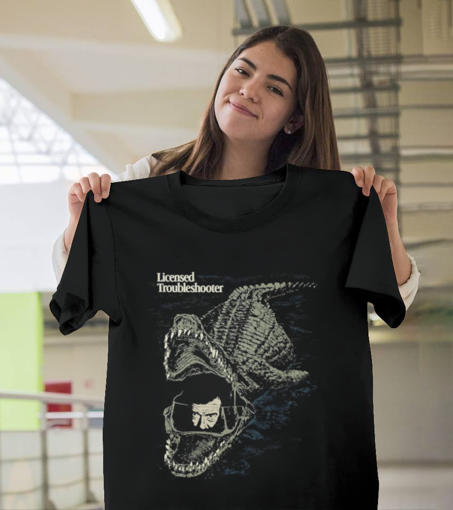 Licensed Troubleshooter Giant Crocodile Dark Adventure T-Shirt