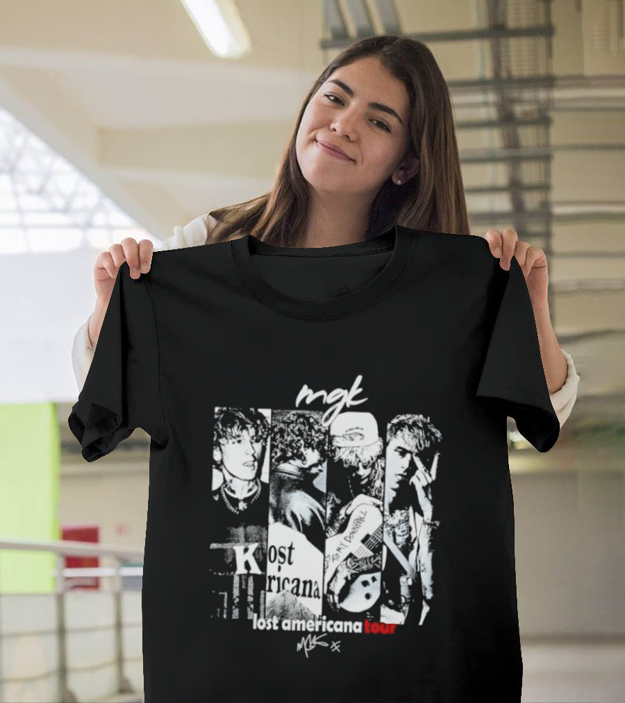 MGK Machine Gun Kelly Lost Americana Tour Guitar 2023 T-Shirt