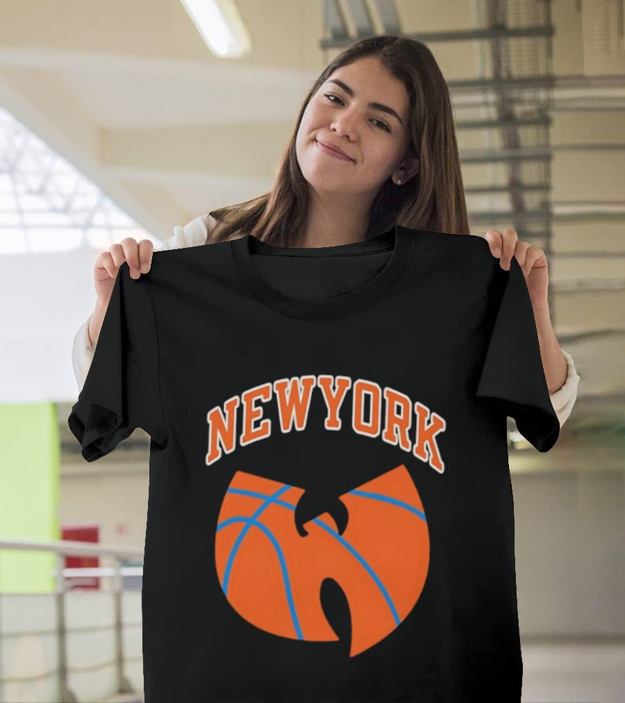 New York Basketball Wu Tang Clan Iconic Sports Fusion T-Shirt