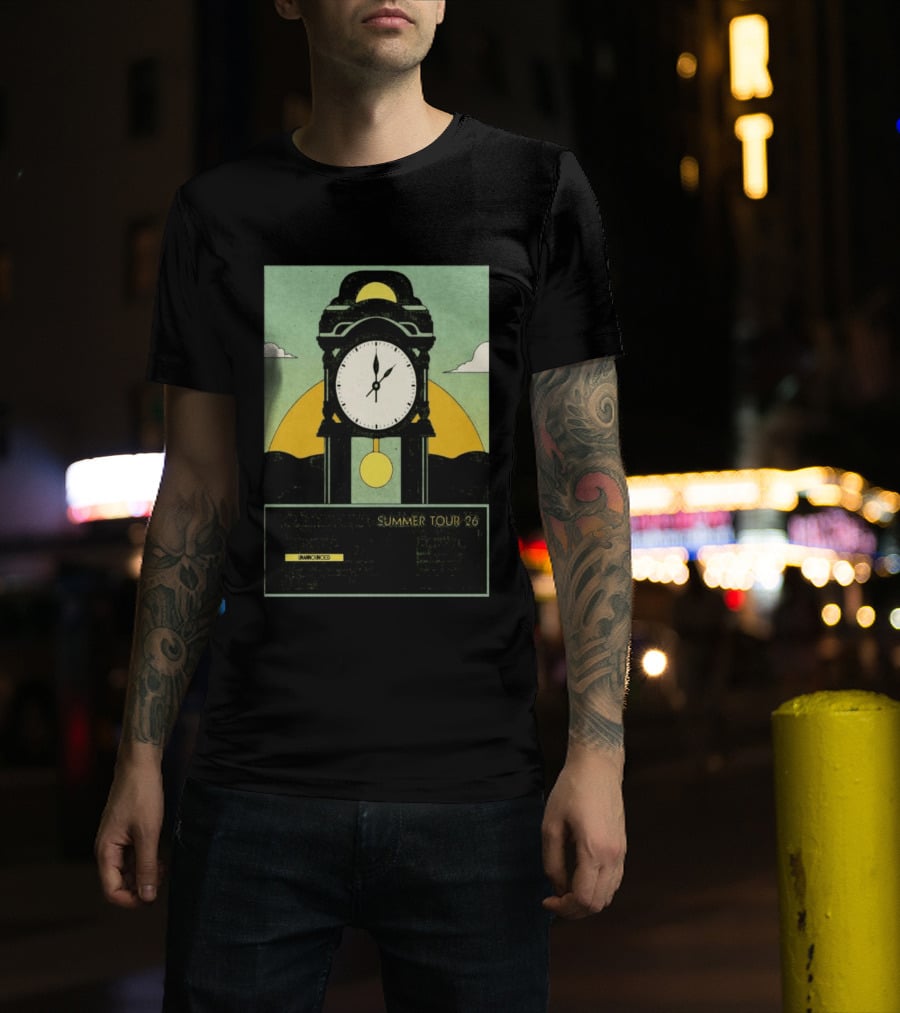 Unannounced The Band Memo Summer Tour 2026 And Sun T-Shirt