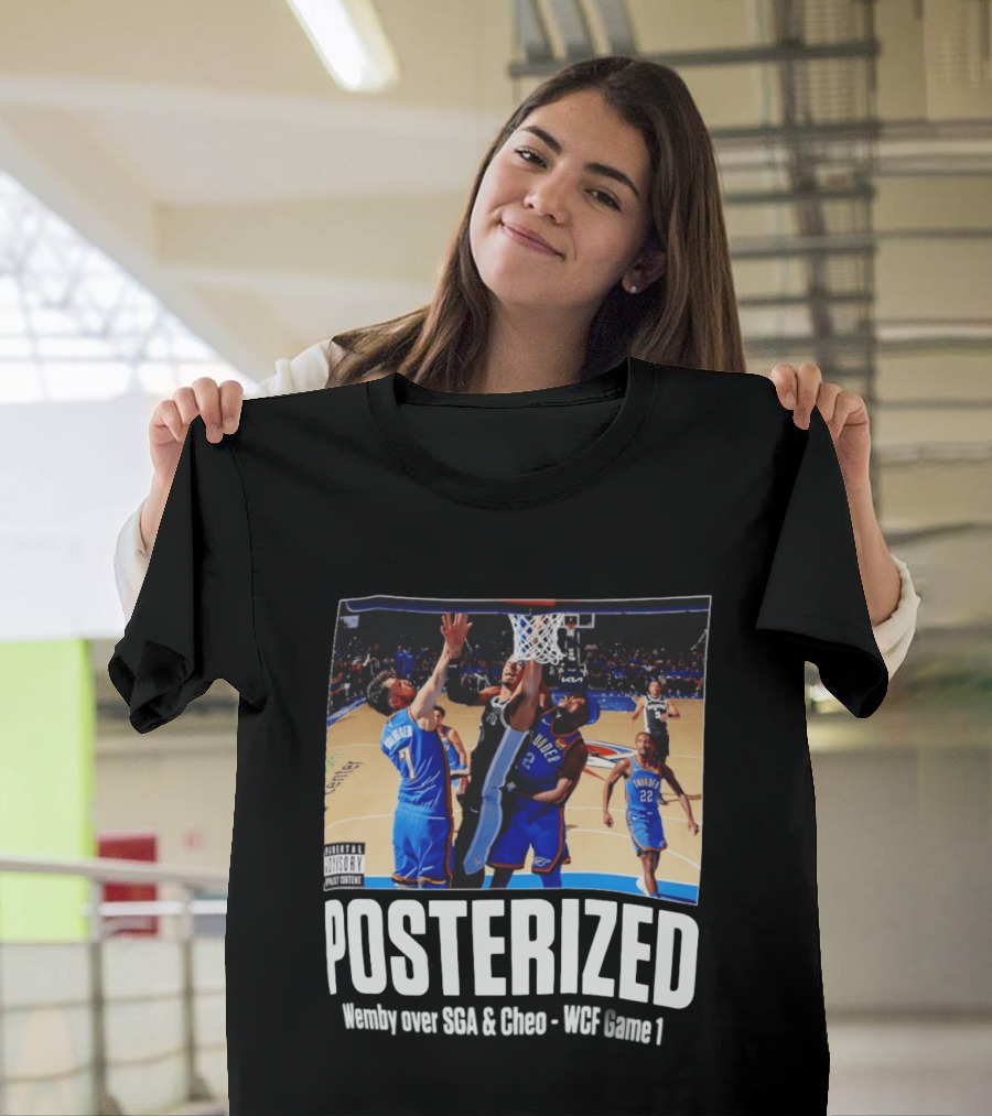 Ized Victor Wembanyama Chet Holmgren Shai Gilgeous Alexander NBA Game 1 2026 T-Shirt