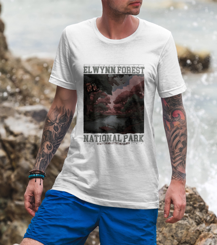 Elwynn Forest National Park Stay Clear Of The Murlocs Scenic Adventure T-Shirt