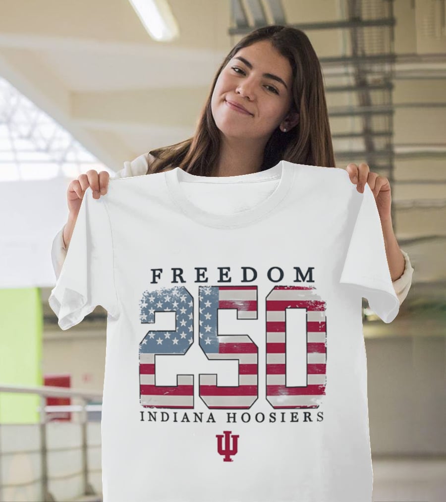 Indiana Hoosiers Freedom 250 Stars And Stripes Celebration T-Shirt