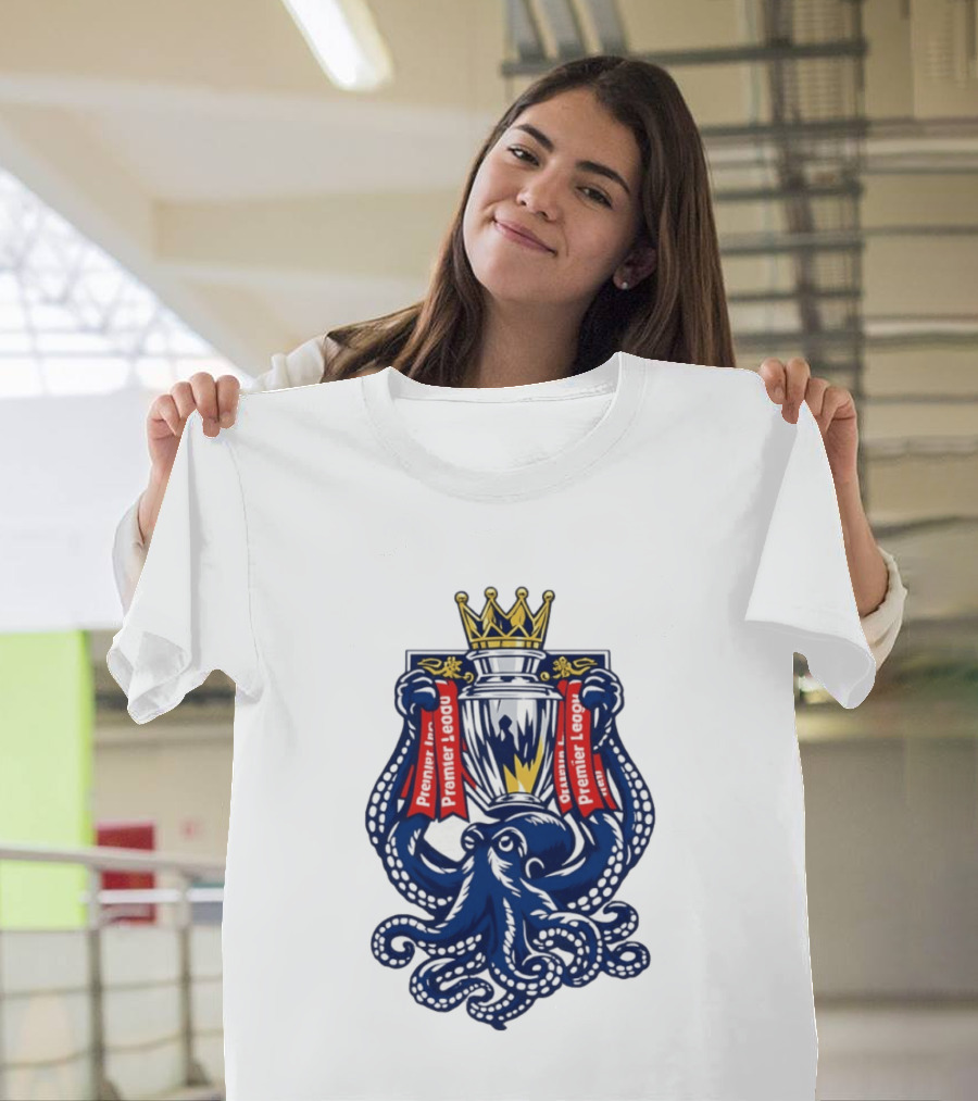 Octopus Holding Premier League Trophy Arsenal 2026 T-Shirt
