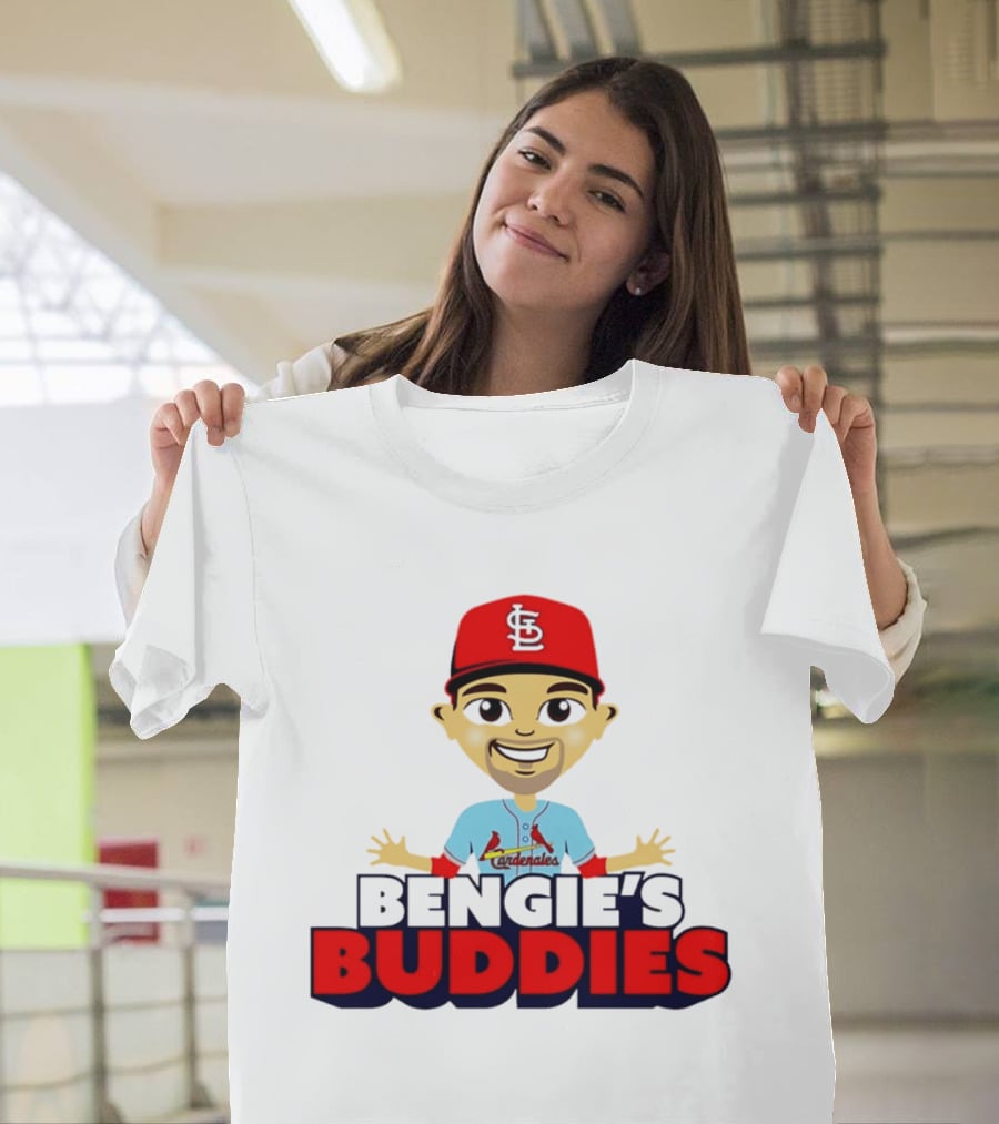 Bengie's Buddies St. Louis Cardinals Cardenales Caricature T-Shirt
