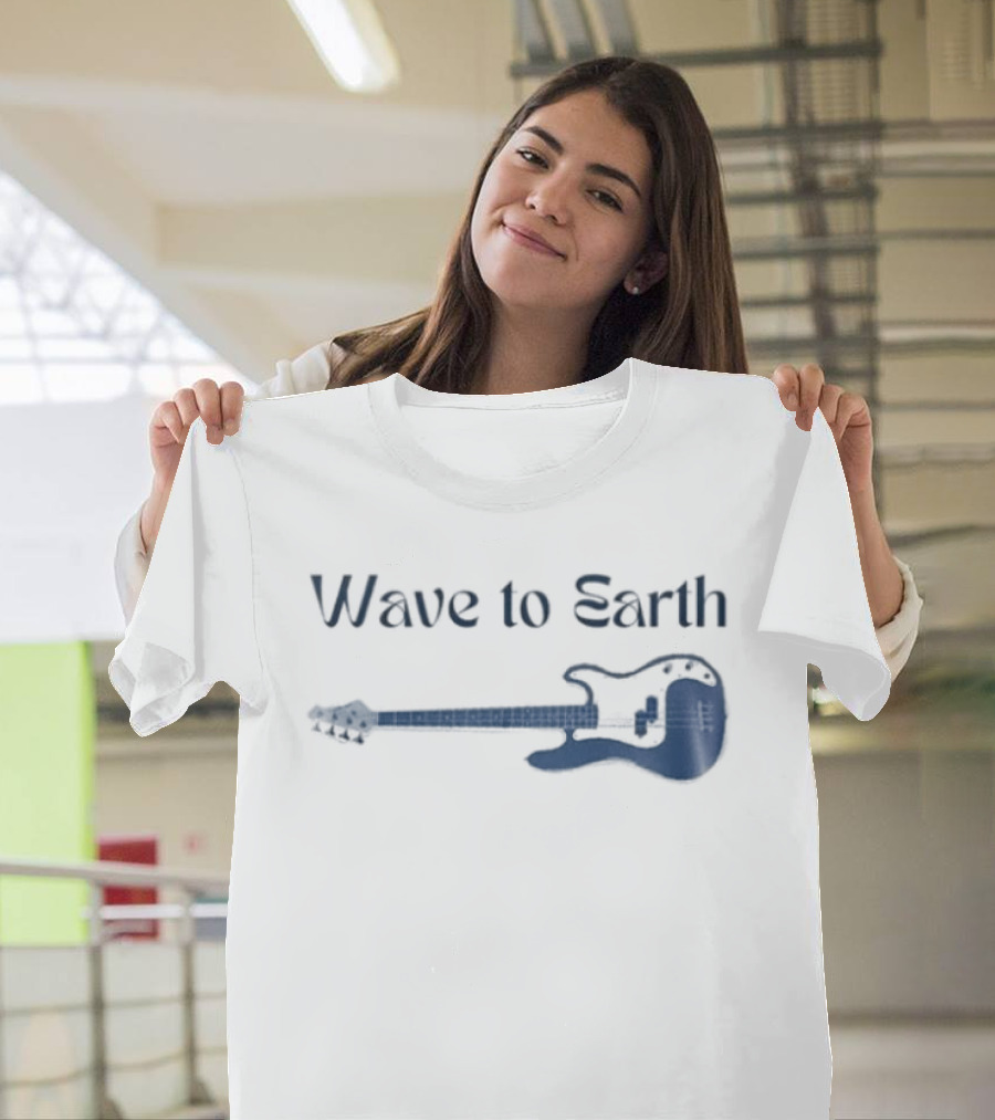 Wave To Earth The Pieces Tour Edition Guitar T-Shirt