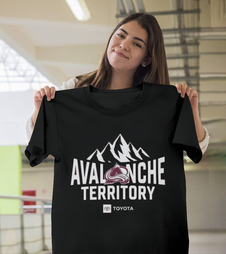 Avalanche Territory Toyota Colorado Hockey Mountains T-Shirt