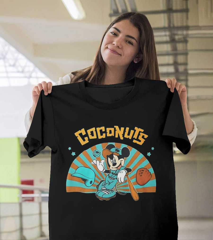 Coconuts Baseball Mickey Mouse Batting Gear 2026 T-Shirt