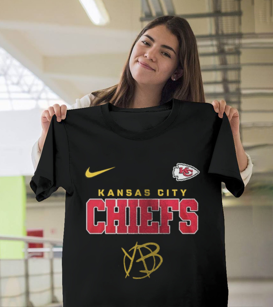 Kansas City Chiefs Yungblud Nike KC Football Collab T-Shirt