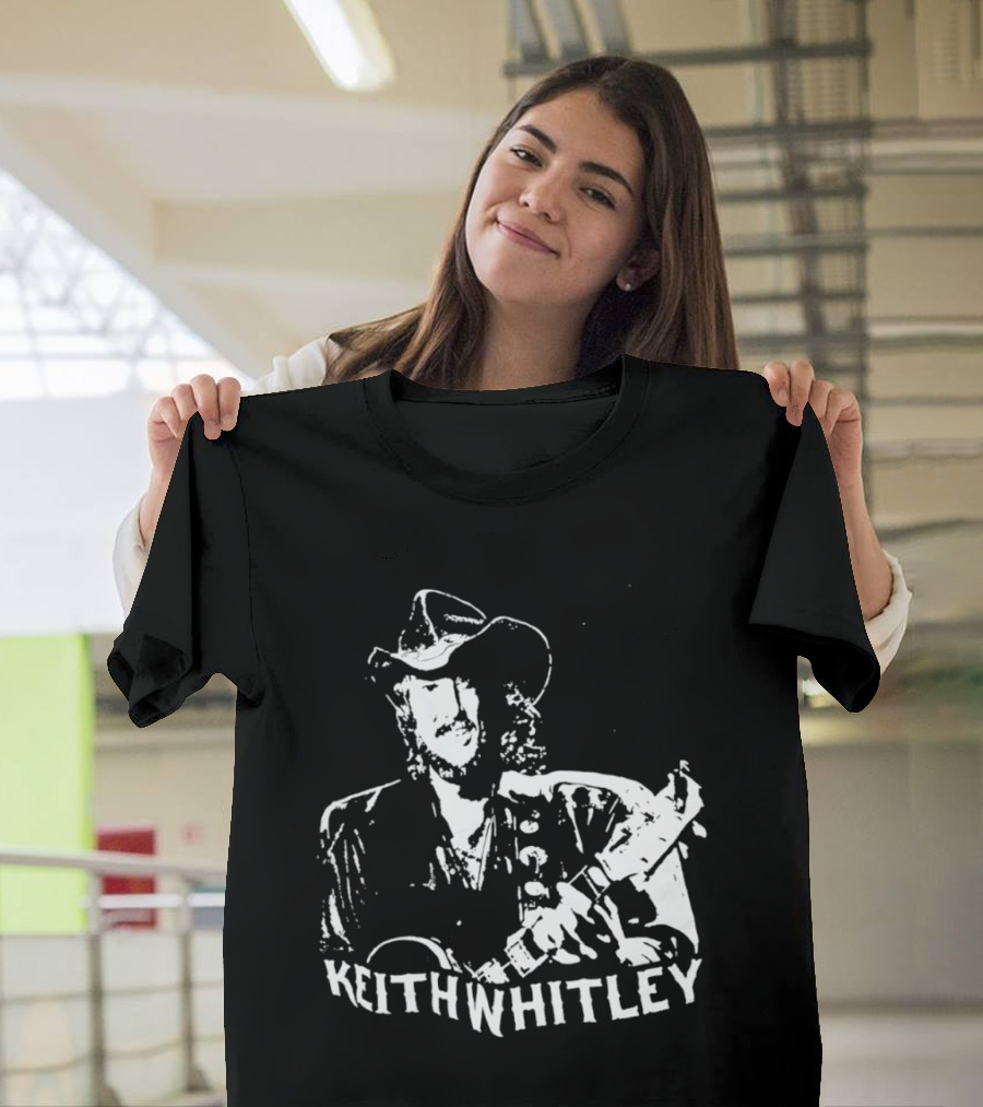 Keith Whitley Cowboy Hat Guitar T-Shirt